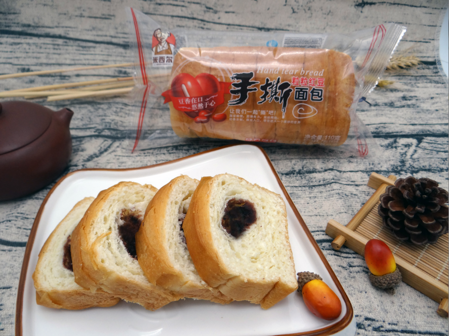 110g手撕面包（红豆味）