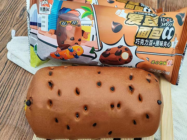 爱豆巧克力+原味夹心面包